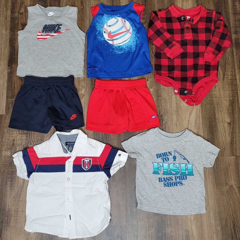 EUC Name Brand 12M Baby Boy Clothes